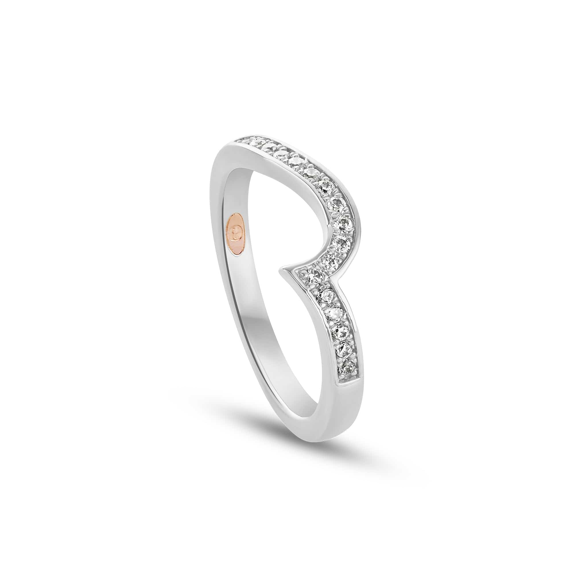 9ct White Gold Forever Fairytale Wedding Ring
