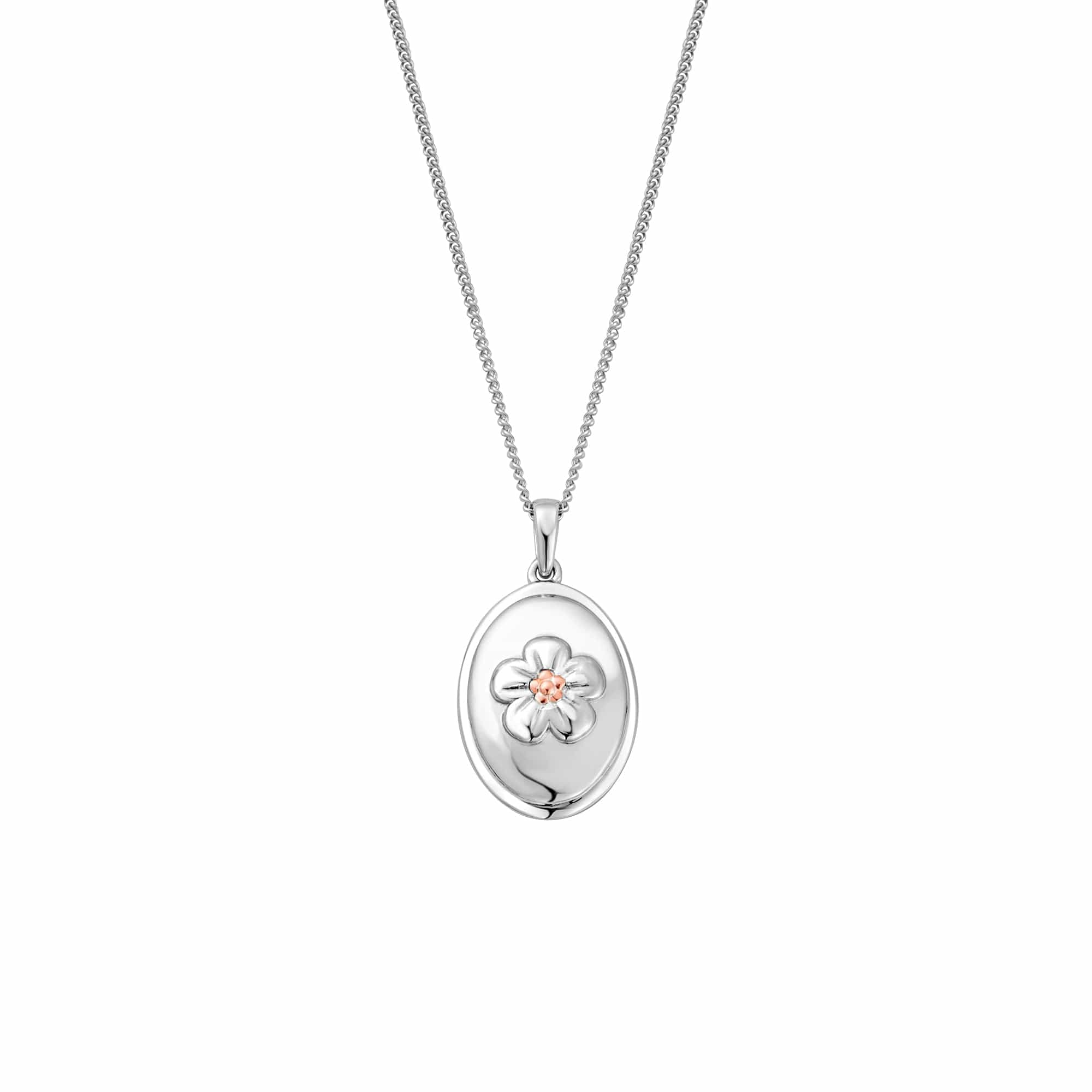 Nature's Wonder Sterling Silver Forget-Me-Not Pendant