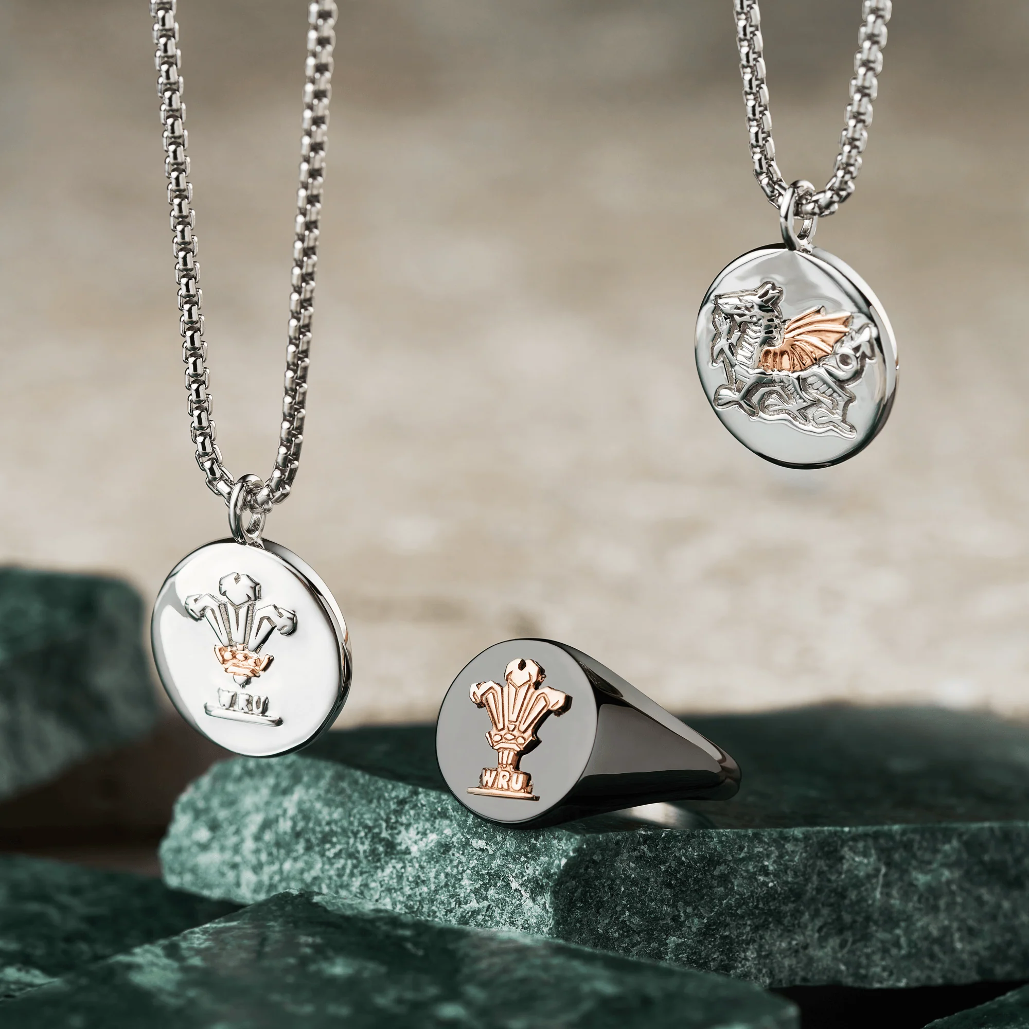 WRU Sterling Silver Signet Ring - Image 3