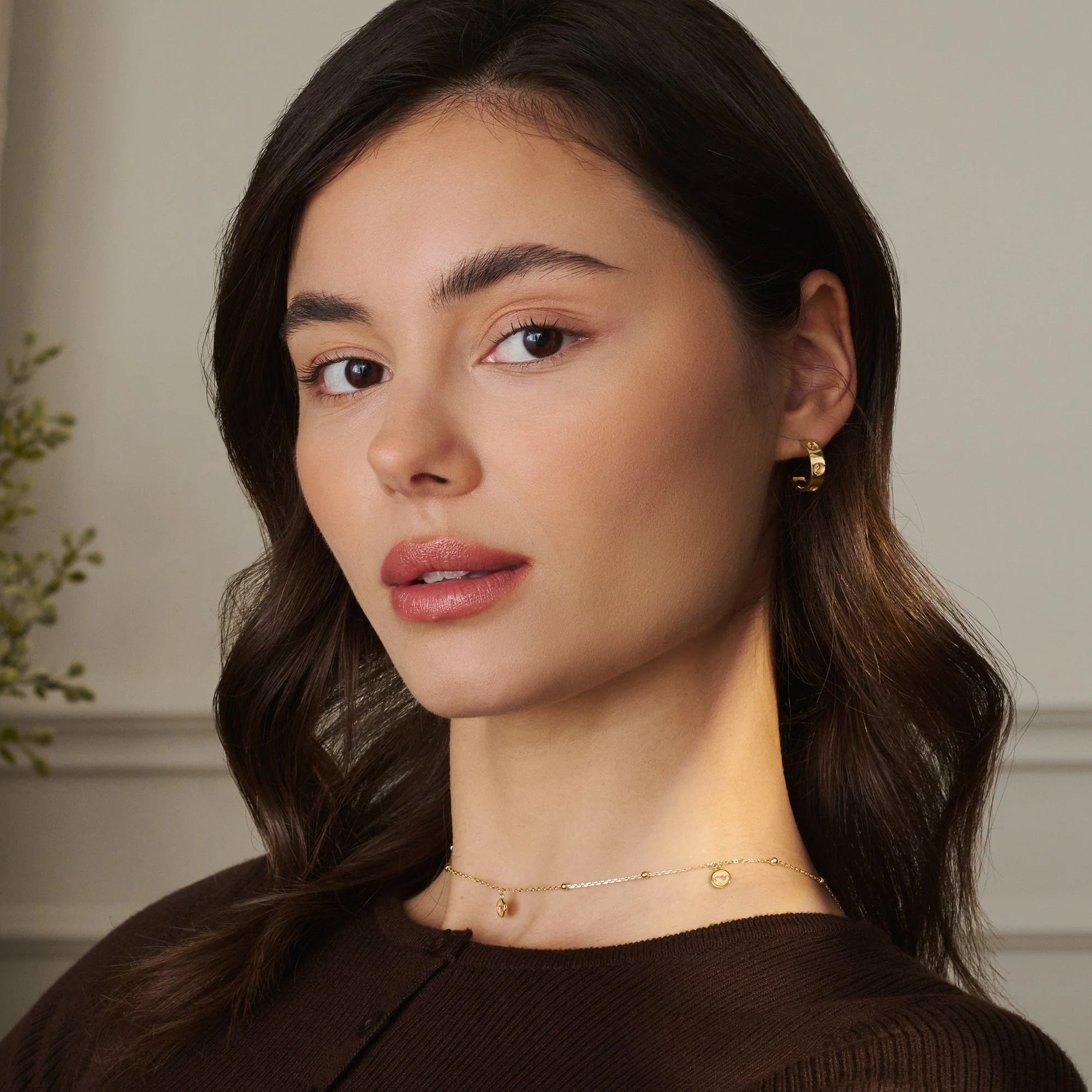 Insignia 9ct Solid Gold Half-Hoop Earrings - Image 2