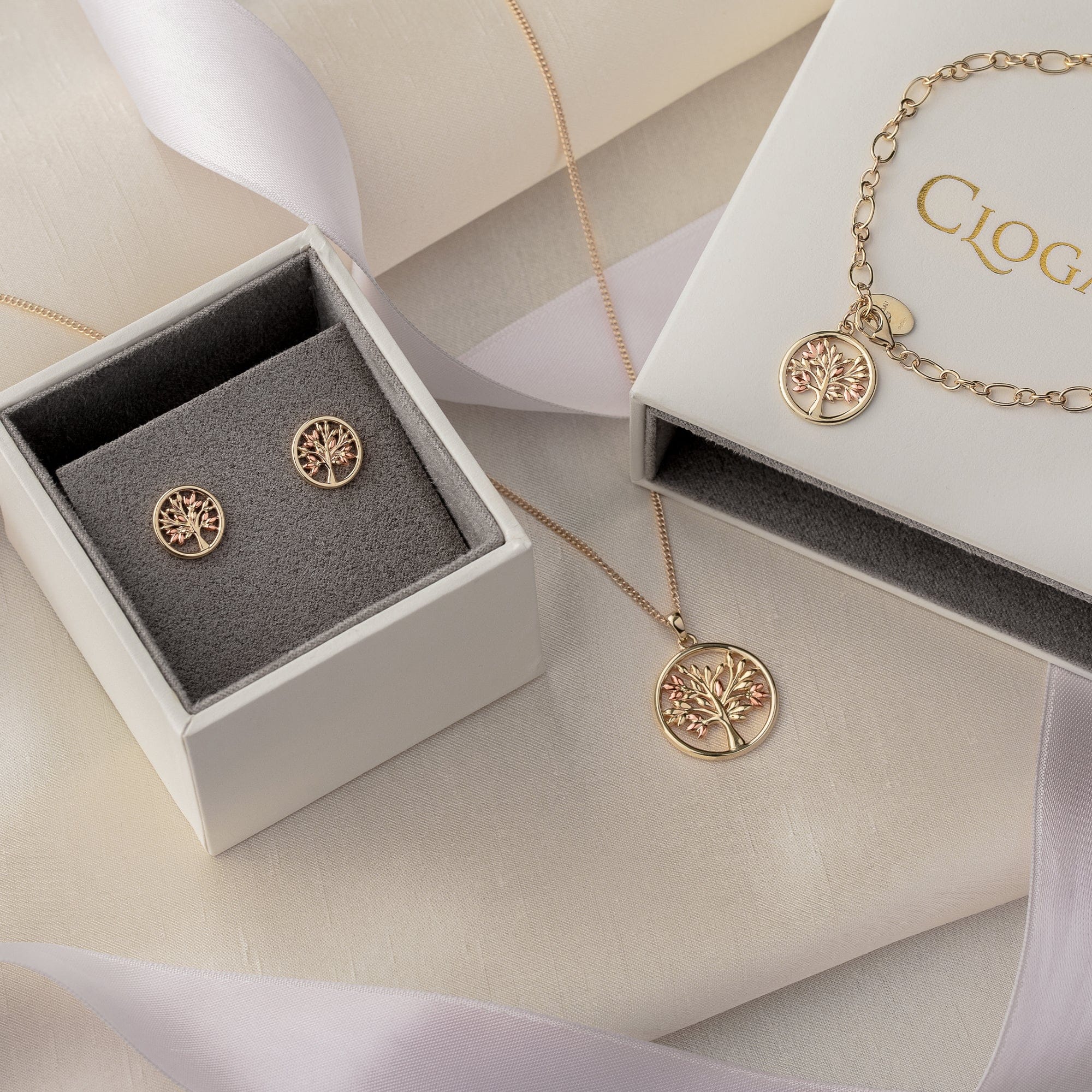 Tree of Life® 9ct Solid Gold Stud Earrings - Image 3