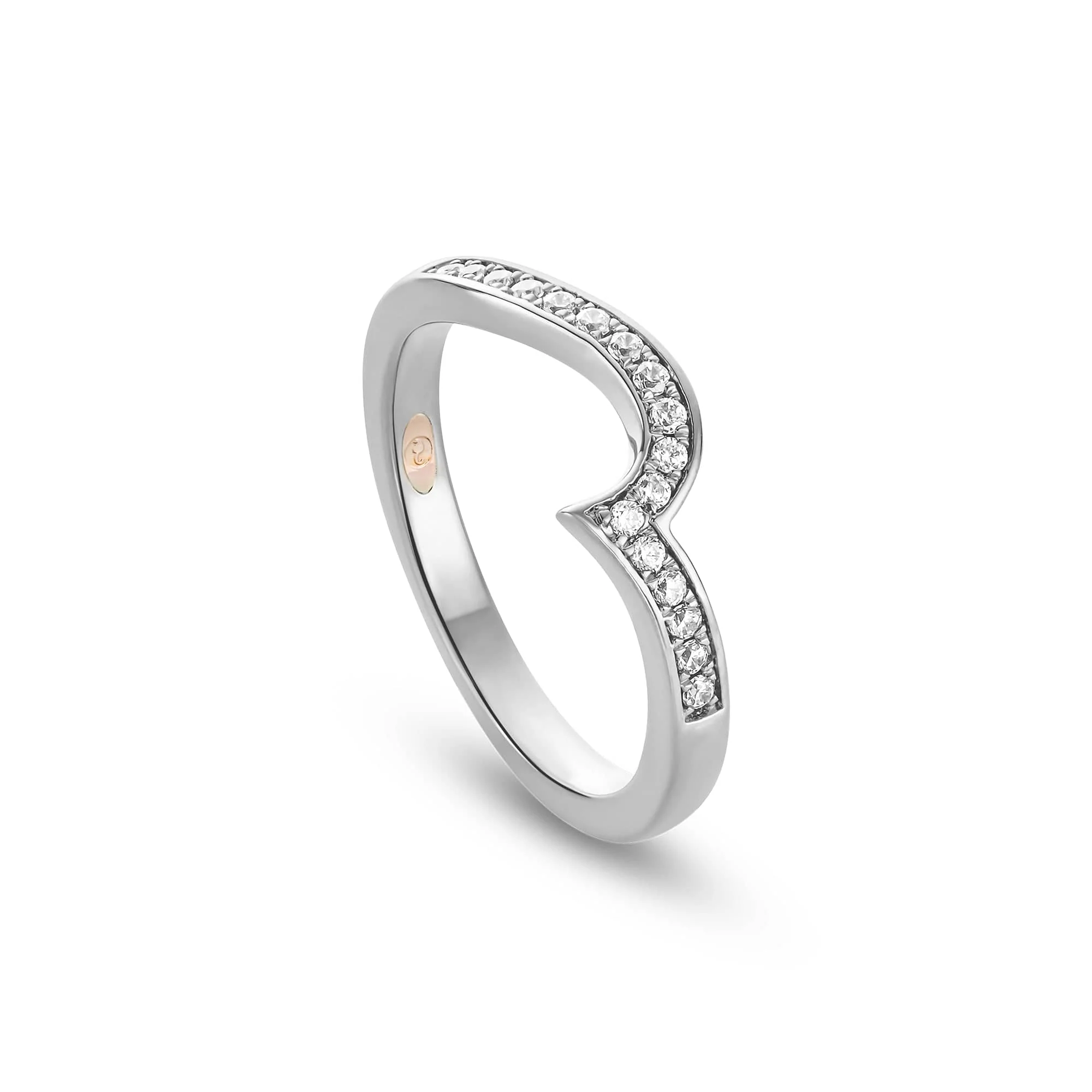 18ct White Gold True Romance Wedding Ring