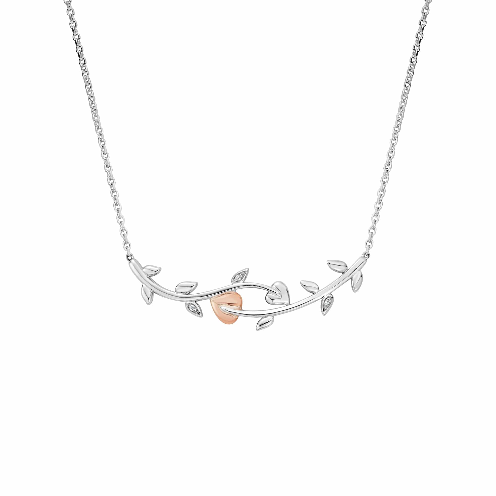 Tree of Life® Sterling Silver Vine Necklace with Topaz